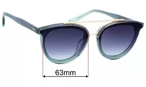Krewe Clio Nylon Replacement Lenses 63mm wide 