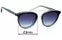 Sunglass Fix Replacement Lenses for Krewe Clio Nylon - 63mm Wide 