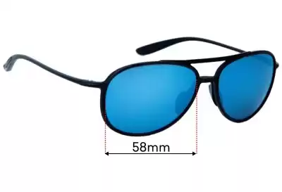 Maui Jim MJ438 Alelele Bridge Replacement Lenses 58mm wide 