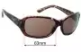 Sunglass Fix Replacement Lenses for Maui Jim MJ214 Pearl City - 63mm Wide 