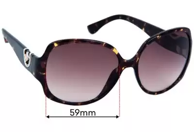 Michael Kors M2756S Fulton Lentes de Repuesto 59mm wide 