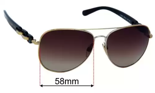 Michael Kors MK1015 Pandora Replacement Sunglass Lenses 58mm 