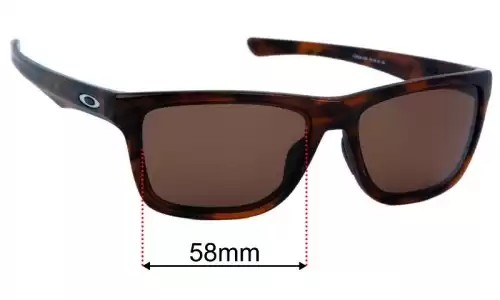 Sunglass Fix Replacement Lenses for Oakley Holston OO9334 - 58mm wide 