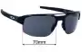 Sunglass Fix Replacement Lenses for Oakley Mercenary OO9424 - 70mm Wide 