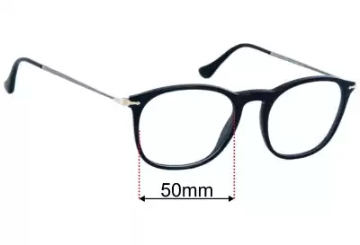 Persol 3124-V Replacement Lenses 50mm wide 