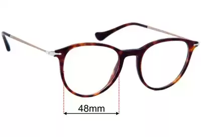 Persol 3147-V Lentes de Repuesto 48mm wide 