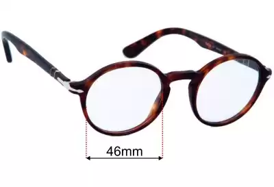 Persol 3141-V Lentes de Repuesto 46mm wide 