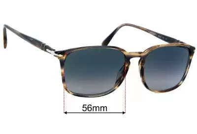 Persol 3158-S Lentes de Repuesto 56mm wide 