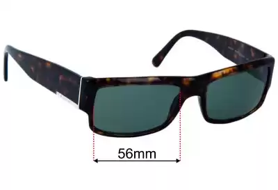 Prada SPR07F & PR07FS Ersatzgläser 56mm wide 