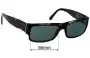Sunglass Fix Replacement Lenses for Prada SPR07F & PR07FS - 56mm Wide 