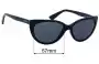 Sunglass Fix Replacement Lenses for Prada SPR17V - 57mm Wide 