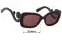 Sunglass Fix Ersatzgläser für Prada SPR27O & PR27OS - 54mm Wide 