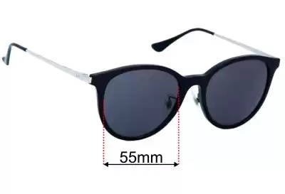 Ray-Ban RB4334D Replacement Lenses 55mm wide 