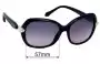 Sunglass Fix Replacement Lenses for Roberto Cavalli Kochab 876S - 57mm Wide 