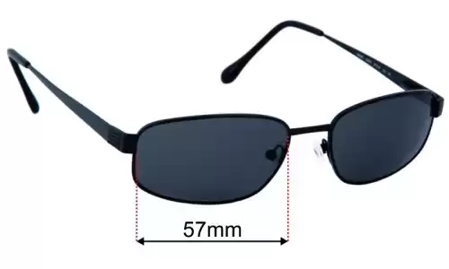 Sferoflex 5006S Replacement Sunglass Lenses - 57mm 