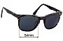 Sunglass Fix Replacement Lenses for Specsavers Ngandabaa FH Sun Rx 03 - 54mm Wide 