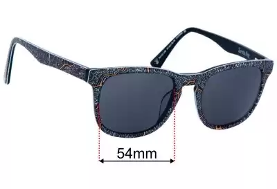 Specsavers Sarrita King FH Sun Rx 04 Replacement Lenses 54mm wide 
