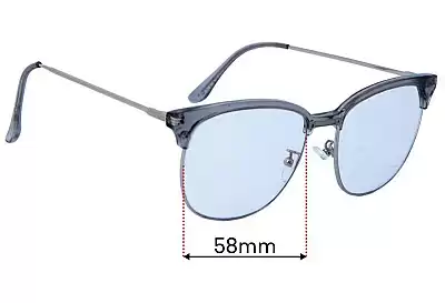 Stiletto TR1728 Replacement Lenses 58mm wide 