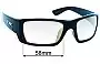 Sunglass Fix Verres de Remplacement pour Tonic Rise - 58mm Wide 