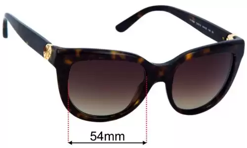 Tory Burch TY7088 Sunglasses Replacement Lenses 54mm 