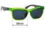 Sunglass Fix Verres de Remplacement pour Zeal Kennedy - 58mm Wide 