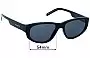 Sunglass Fix Ersatzgläser für Arnette DÆMON AN4269 - 54mm Wide 