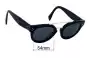 Sunglass Fix Ersatzgläser für Celine CL 41043/S - 49mm Wide 