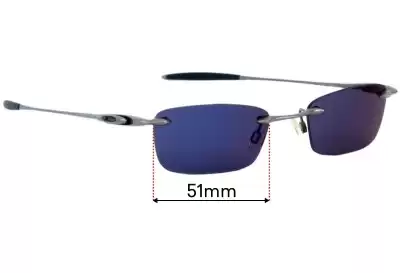 Oakley Why 4 Alternative Lens Shape Ersatzgläser 51mm wide 