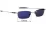 Sunglass Fix Replacement Lenses for Oakley Why 4 Alternative Lens Shape - 51mm Wide 