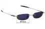 Sunglass Fix Ersatzgläser für Oakley Why 4 - 49mm Wide 