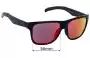 Sunglass Fix Replacement Lenses for Smith Lowdown - 56mm Wide 
