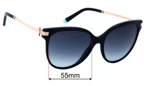 Tiffany & Co TF 4193-B Replacement Lenses 55mm wide 