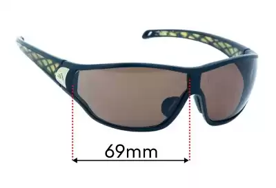 Adidas A190 Tycane Pro S Replacement Lenses 69mm wide 