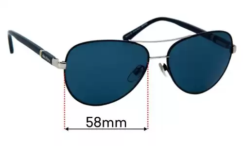 Alex Perry AP Sun Rx 31 Lentilles de Remplacement 58mm wide 