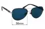 Sunglass Fix Verres de Remplacement pour Alex Perry AP Sun Rx 31 - 58mm Wide 