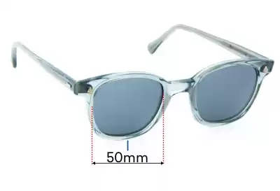 American Optical Flexi Replacement Lenses 50mm wide 