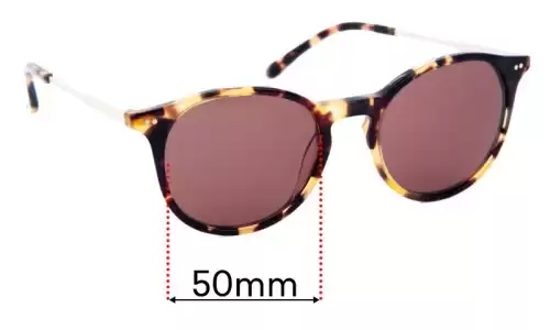 Bailey Nelson Markova Replacement Lenses 50mm wide 