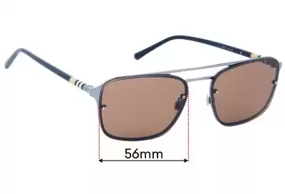 Burberry BE 3095 Replacement Lenses 56mm wide 