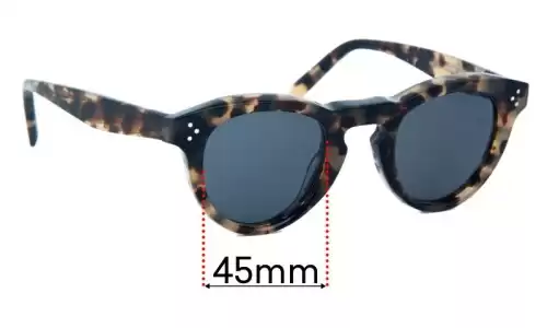 Sunglass Fix Replacement Lenses for Celine CL 41372/S - 45mm Wide Celine CL 41372/S Replacement Lenses 45mm wide