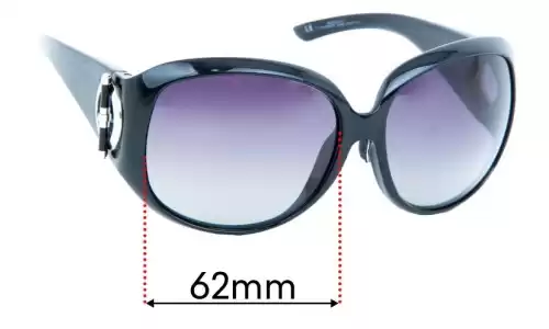 Christian Dior DIOR DESIGN1/F/S Replacement Lenses 62mm wide 