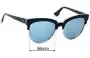 Sunglass Fix Replacement Lenses for Christian Dior Sight 1 - 56mm Wide 