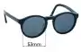 Sunglass Fix Lentes de Repuesto para Chronicles of Never Panacea - 53mm Wide 