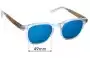 Sunglass Fix Replacement Lenses for Dewerstone Island - 49mm Wide 
