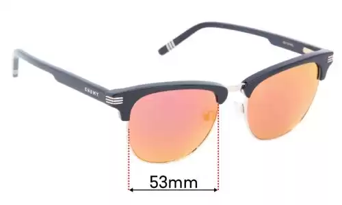 Sunglass Fix Replacement Lenses for Enemy 02 - 53mm Wide Enemy 02 Replacement Lenses 53mm wide
