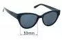 Sunglass Fix Replacement Lenses for Finlay Henrietta - 53mm Wide 