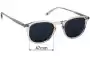 Sunglass Fix Replacement Lenses for Garrett Leight Kinney - 47mm Wide 