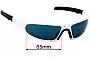 Sunglass Fix Ersatzgläser für Gatorz Unknown Model - 65mm Wide 