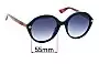 Sunglass Fix Replacement Lenses for Gucci GG0023S - 55mm Wide 