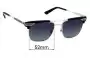 Sunglass Fix Lentes de Repuesto para Gucci GG0287S - 52mm Wide 