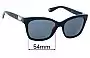 Sunglass Fix Replacement Lenses for Jimmy Choo Mimi/S - 54mm Wide 
